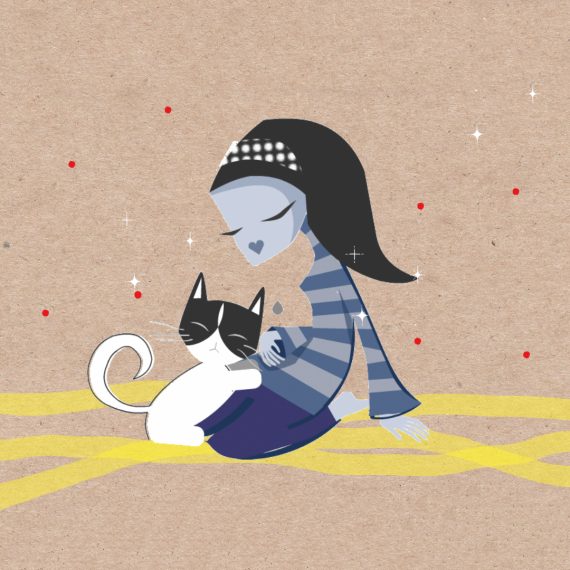 Niña gato